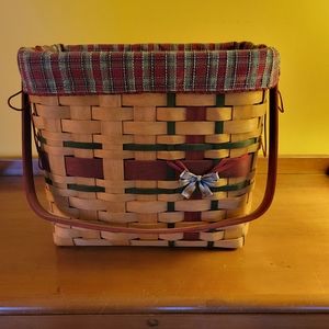 2008 Longaberger Christmas Collection Hostess Basket Large Wrap It Up
